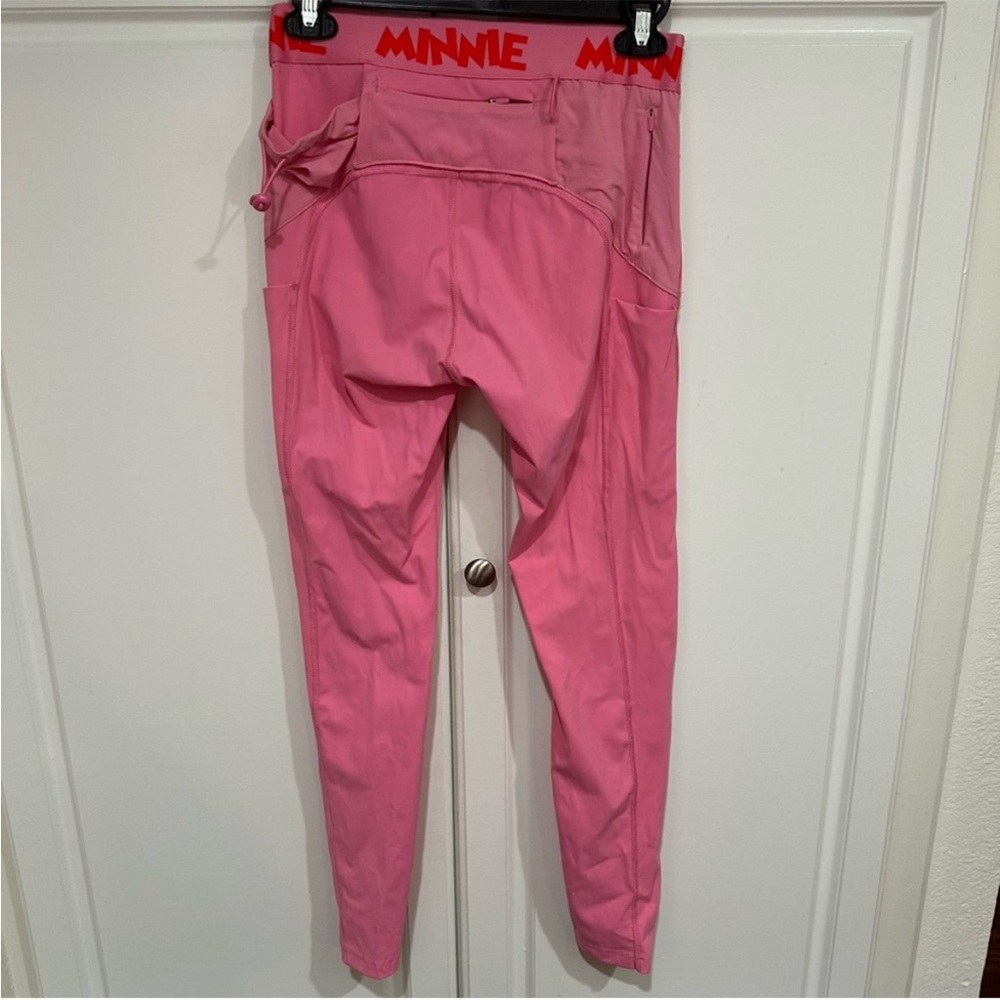Outdoor Voices X Disney Snacks Minnie Leggings Pink Rare Size Medium Exclusive - Picture 4 of 7
